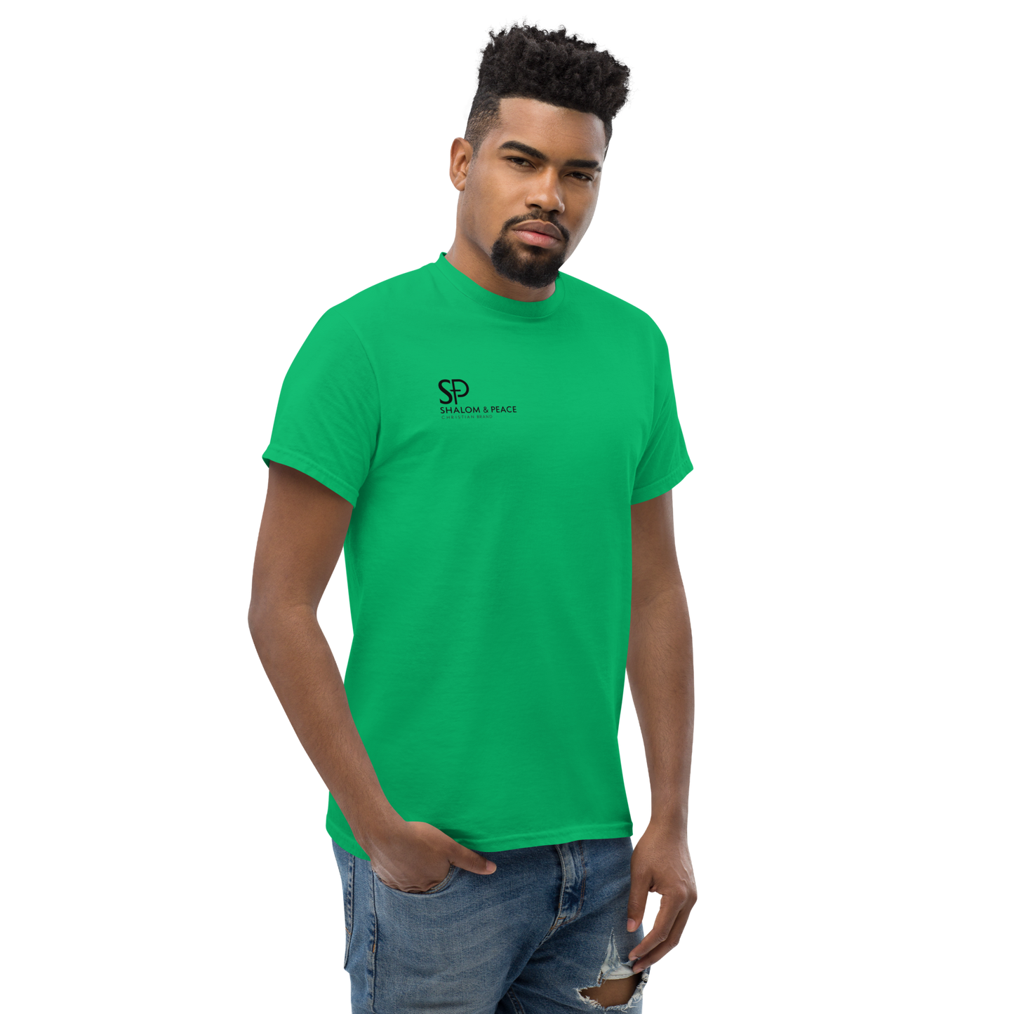 Shalom & Peace Kelly Eagle Tee