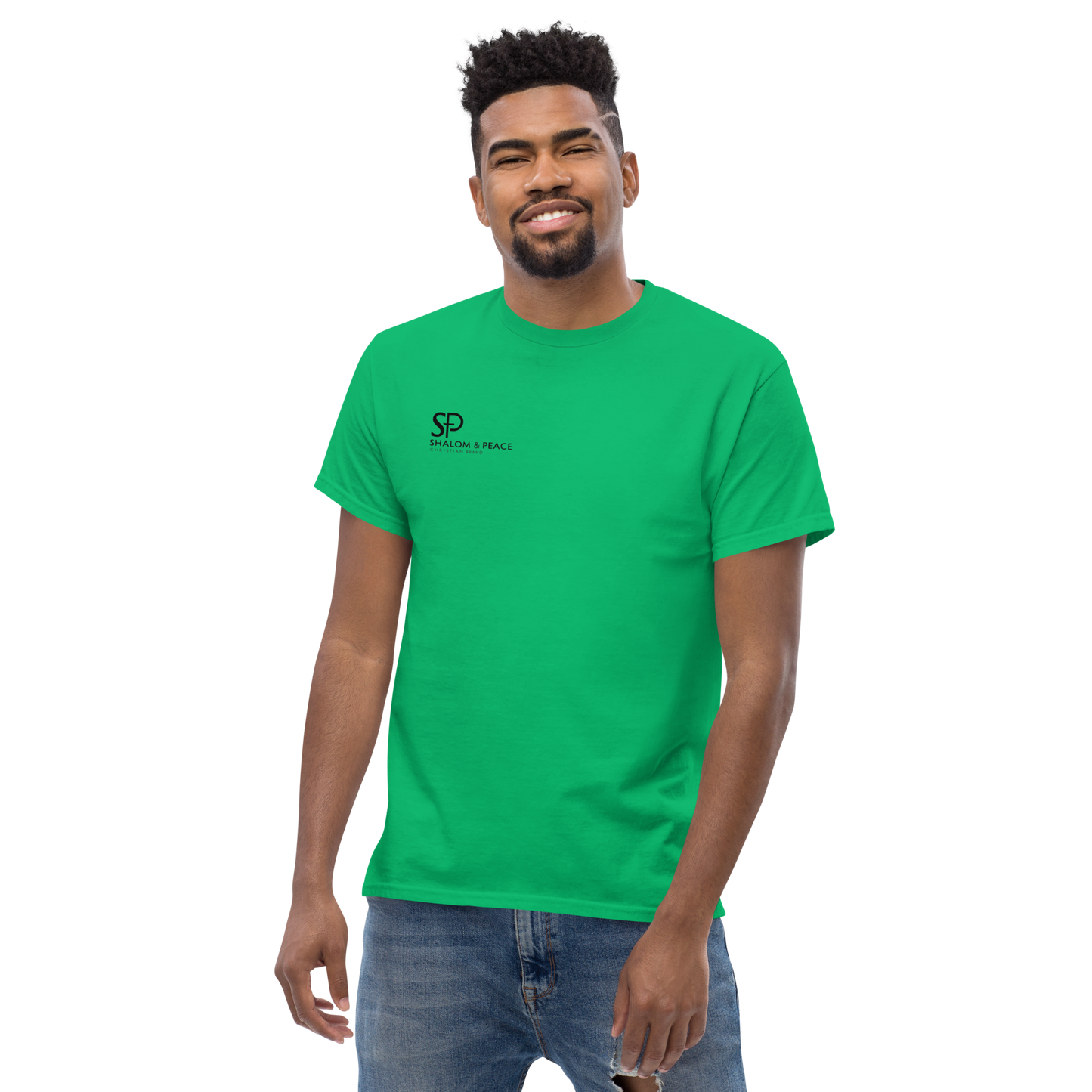 Shalom & Peace Kelly Eagle Tee