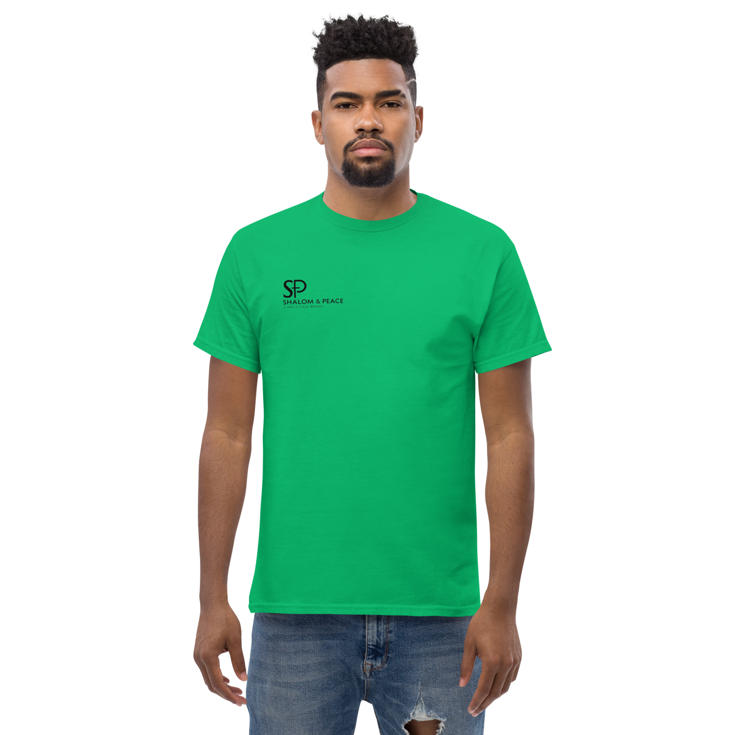 Shalom & Peace Kelly Eagle Tee